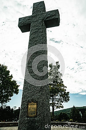 Commemorative cross Editorial Stock Photo